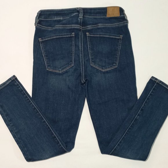 American Eagle Jeans High-Rise Jegging Crop Next Level Stretch Women's Size 2 - Picture 4 of 13